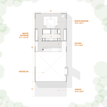 Cabin floor plan house as a pre build package to homeowners with at least 2 acres of land. Layout explaining the distribution of this 3 bed, 3 bath house in 2186 sqft