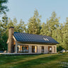 3d rendering of a barndominium design