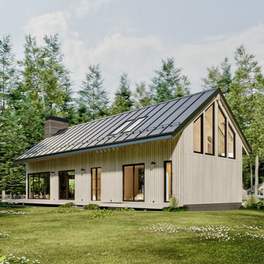 3 BEDROOM 3 BATHROOM BARDOMINIUM STYLE EXTERIOR DESIGN CABIN. HIGH END RESIDENTIAL PRE DESIGNED FLOOR PLANS