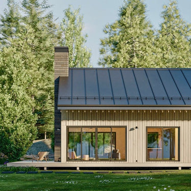 3d rendering of a barndominium design